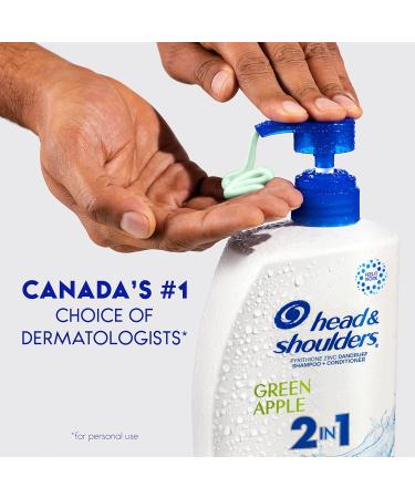 Head & Shoulders Green Apple 2-in-1 Shampoo + Conditioner 835ML White Green Blue - Buy Online on SooperMarket.com