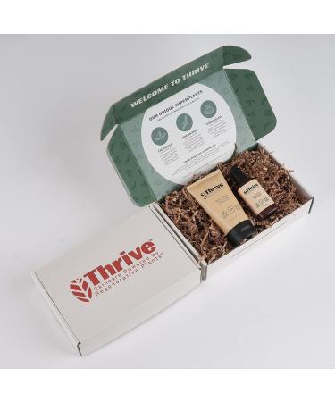 Thrive Clean & Calm Superplant Skin Care Set | Vegan Gift Set with Face Wash & Sensitive Face Balm | Made in USA - Perfect for Sensitive Skin - Buy Online on SooperMarket.com
