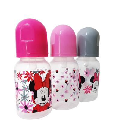 Cudlie Disney Baby Boy Minnie Mouse 5 oz Baby Bottles Pack of 3 - Tropic Floral Design - Buy Online on SooperMarket.com