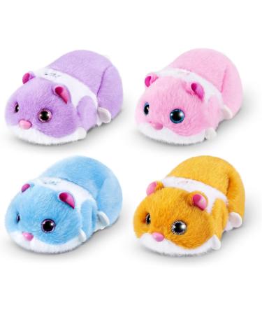 Pets Alive Hamster Mania Blue Interactive Electronic Pet Toy by ZURU - Realistic Sounds, Soft Nurture Toy for Kids Ages 3 - Buy Online on SooperMarket.com