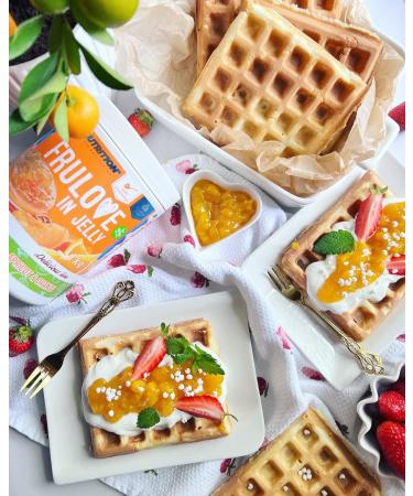 ALLNUTRITION Sugar Free Jam - Frulove Apricot & Orange Jelly - Low Carb & Calorie Spread - Vegan 1000g - Buy Online on SooperMarket.com