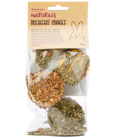 Rosewood Naturals Breakfast Cookies for Small Animals 6PC 110g 110 g (Pack of 1)