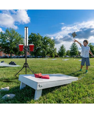 Hestiasko Cornhole Scoreboard 2 Sets - Metal Magnetic Score Keeper with Drink Holder - Easy Assembly - Perfect Outdoor Patio Game Accessory - Buy Online on SooperMarket.com