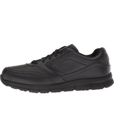 Skechers Men's Nampa Food Service Shoe 10.5 Black - Slip-Resistant Work Footwear - Buy Online on SooperMarket.com
