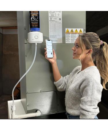 iFLO Smart Automated AC Drain Line Cleaning System | 36oz Cartridge Lasts 6 Months | International Shipping - Buy Online on SooperMarket.com