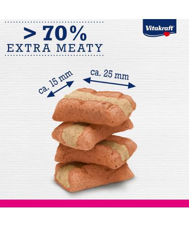 Vita Power Cat Yums - Salmon Cat Snacks Extra Meaty Skin & Fur Support Sugar-Free 9x40g - Omega 3 Boost - Buy Online on SooperMarket.com