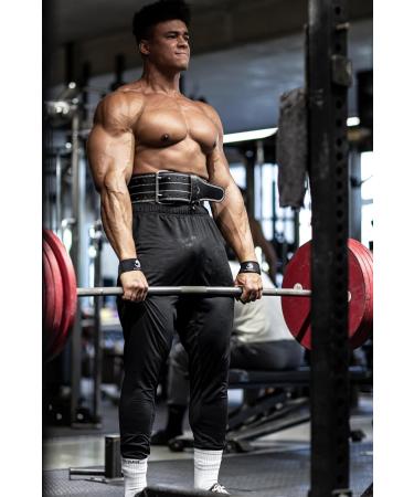 FITTEGE Padded Lifting Straps for Strength Training | Bodybuilding & Fitness Aid | Universal Fit for Men & Women | Black Original - Buy Online on SooperMarket.com