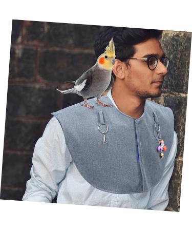 Happyyami Parrot Training Shoulder Pad Parrot Clothing Protector Bird Rack Anti-Scratch 55.50X37.00X1.00CM As Shown - Buy Online on SooperMarket.com