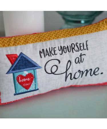 Kimberbell Make Yourself At Home Quilt Machine Embroidery CD & Book - 44x60 Size with Bonus Projects, Hoops Included - KD805 - Buy Online on SooperMarket.com