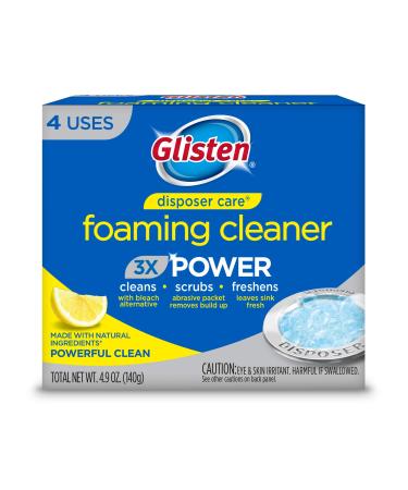 Glisten DP20B Disposer Care Foaming Garbage Disposer Cleaner-Twenty Pack (20 Uses)-Powerful Disposal Cleanser for Complete Cleaning of Entire Disposer-Lemon Scented, 24.5 oz 1