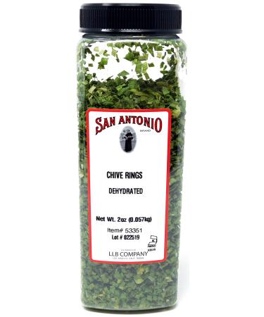 2 Ounce Dried Chive Rings, Dehydrated Chives Bulk Size
