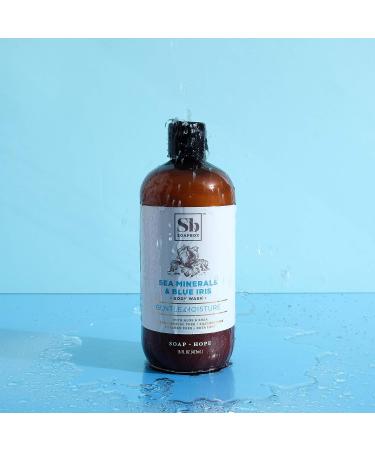 Soapbox Gentle Moisture Body Wash with Aloe & Shea - Sea Minerals & Blue Iris - 16 fl oz - Buy Online on SooperMarket.com