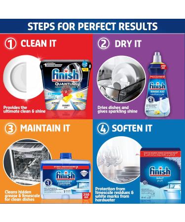 Finish Classic Dishwasher Detergent Powder 2.5Kg | Pre-Soaking Action | Superior Cleaning Power - Buy Online on SooperMarket.com