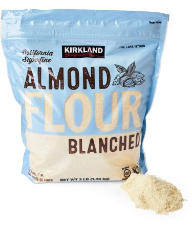 Kirkland Signature Almond Flour Blanched California Superfine, 3 Pound (Pack of 1)
