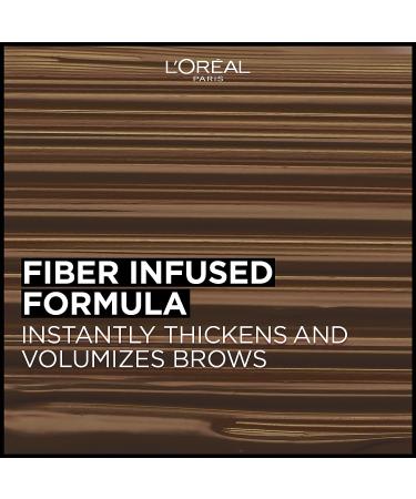 L'Oreal Paris Infallible Volumizing Brow Mascara - 4.0 Dark Brunette - 0.13 Fl Oz - Buy Online on SooperMarket.com