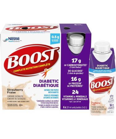 BOOST Diabetic Nutritional Supplement Strawberry 237 ml - Buy Online on SooperMarket.com