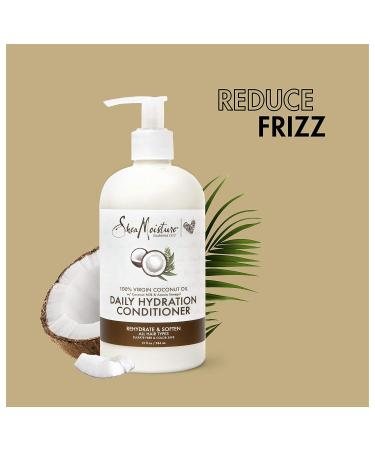 SheaMoisture Daily Hydrating Conditioner - 100% Virgin Coconut Oil, Sulfate-Free - 13 oz - Buy Online on SooperMarket.com