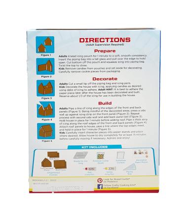 Paw Patrol Holiday Pup House Crafty Cooking Kit - 13.86oz - Includes Cookies, Icing, and Candy Beads - Fun Holiday Baking for Kids - Buy Online on SooperMarket.com