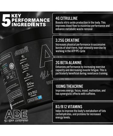 Applied Nutrition ABE Pre Workout Powder - Bubblegum Crush Flavor | 30 Servings - Buy Online on SooperMarket.com
