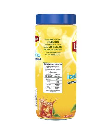 Lipton Unsweetened Iced Tea Mix - 3oz Pack of 3 (30 qt) | Refreshing Unsweetened Tea Concentrate - Buy Online on SooperMarket.com