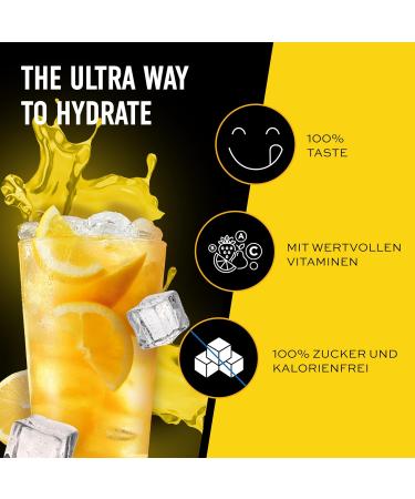 ESN Ultra Vitamin Syrup 65ml - Lemon Iced Tea Flavor for 6 Liters of Refreshing Vitamin-Infused Beverage - International Shipping Available - Buy Online on SooperMarket.com