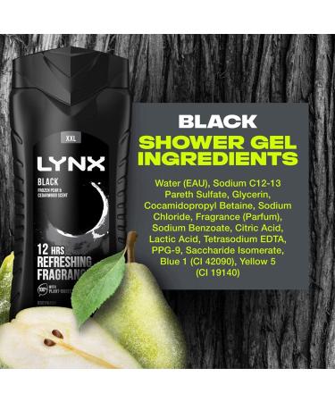 Lynx 12 Hour Refreshing Black Shower Gel 500 with Lynx 72 Hour Black Antiperspirant 250ml Leaving you smelling great Dermatologically Tested Keep Smelling Irresistible! - Buy Online on SooperMarket.com