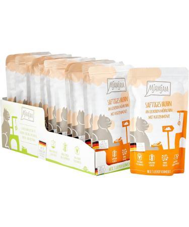 Mjamjam Mix Package IV - 12 x 125g Premium Wet Food for Cats | Juicy Chicken & Carrot Bundle | International Shipping Available - Buy Online on SooperMarket.com