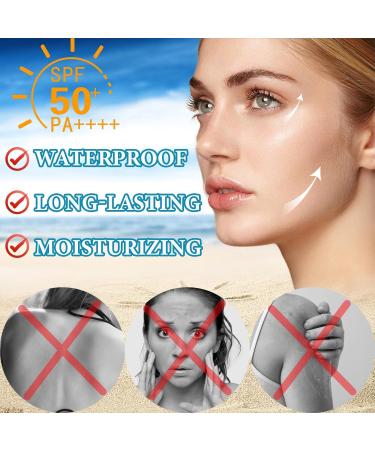 Buy Sunscreen Stick SPF 50+ - Lightweight Water Resistant Face Sunscreen for All Skin Types - Effective UV Protection & Moisturizing | International Shipping - Buy Online on SooperMarket.com