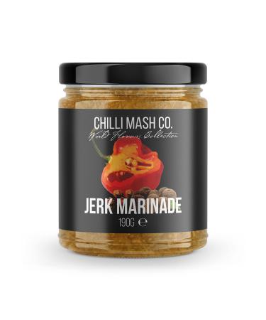 Chilli Mash Company Jerk Marinade - 190g - Authentic Jamaican Flavor for Grilling and Roasting