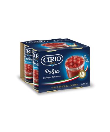 Cirio Polpa Chopped Tomatoes 4 x 400G 1600 G
