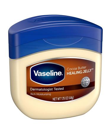 Vaseline Petroleum Jelly with Cocoa Butter - 1.75 Ounce | Soothing Moisturizer for Dry Skin - Shop Internationally - Buy Online on SooperMarket.com