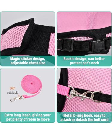 Buy Tibapla Adjustable Rabbit Dishes with Elastic Leash - Perfect Kitty & Small Animal Bowl - Pink (M) - Buy Online on SooperMarket.com