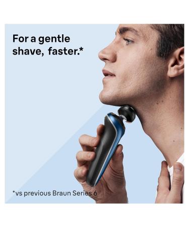 Braun Series 6 Electric Shaver for Men - 6172cc Wet & Dry Turbo & Gentle Modes Foil Shaver | 3 Piece Set - International Shipping Available - Buy Online on SooperMarket.com