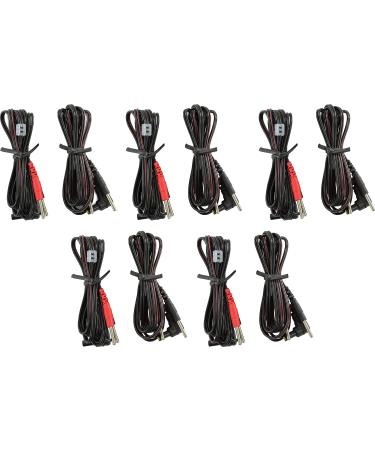 TENS 7000 Lead Wires - 5 Pair Universal Electrode Wires for TENS Units - Compatible with Most EMS Devices - Buy Online on SooperMarket.com