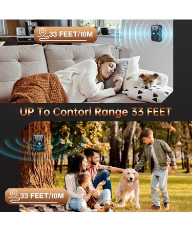 Anti Barking Device 3 Levels Dog Barking Control Devices 33FT Range Auto Ultrasonic Dog Bark Deterrent Stop Dog Barking Trainer Recharge Dog Silencer Bark Box for Puppy Small Medium Large Dogs Black#101 - Buy Online on SooperMarket.com