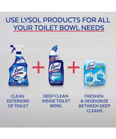 Lysol Power Toilet Bowl Cleaner 10X Cleaning Power 8 oz - Pack of 4 - Buy Online on SooperMarket.com