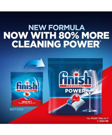 Buy Finish Power 76ct Dishwasher Detergent - Powerball Dishwashing Tablets for Spotless Shine | International Shipping Available - Buy Online on SooperMarket.com