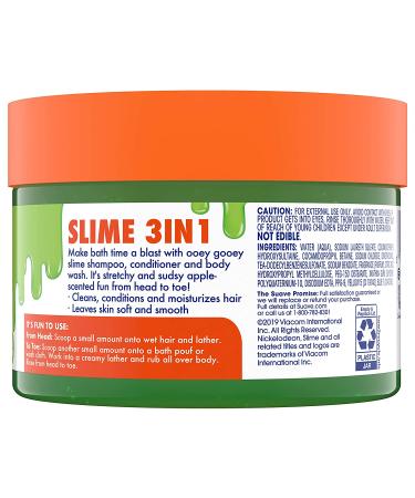 Suave Kids 3-in-1 Gooey Green Apple Shampoo, Conditioner, Body Wash 10 oz - Tear-Free - Buy Online on SooperMarket.com