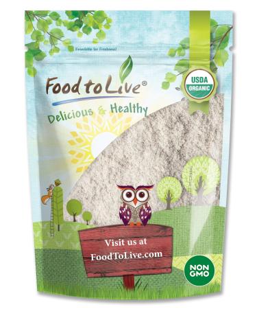 Organic Brown Rice Flour, 1.5 Pounds - Non-GMO, Finely Ground from Long Grain Rice, Unbleached, Untreated, Vegan Meal, Kosher, Bulk Powder, High in Protein, Sodium Free