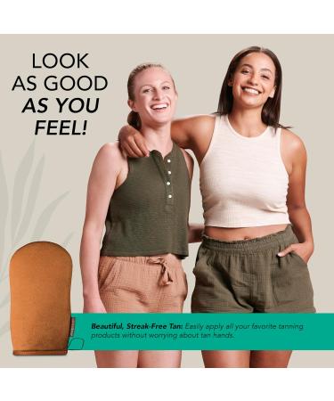 Buy Sunless Streak-Free Self Tanning Applicator Mitt | Washable Blending Tan Mitt for Flawless Glow - International Shipping - Buy Online on SooperMarket.com