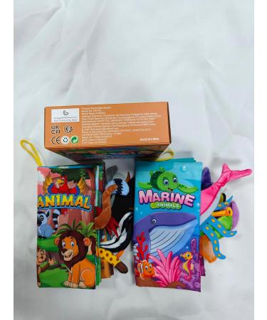 Fnsel Baby Book - 2-Piece 3D Fabric Toy Set for 0-12 Months | Crackling Feeling Book & Quiet Book Gift for Girls - Buy Online on SooperMarket.com