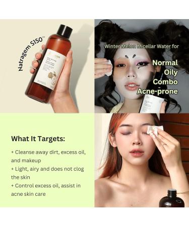 Cocoon Winter Melon Micellar Water - Gentle Cleansing & Hydrating 4.73 fl oz | International Shipping Available - Buy Online on SooperMarket.com