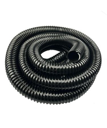 38mm (1.5") Black Flexible Corrugated Pond Hose for Garden Pond Fountain Pump (Various Sizes) (1 Metre)