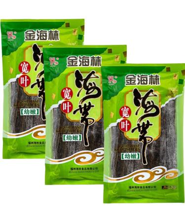Vmart JHL Kombu Dried Seaweed Kelp (Whole Piece) 150g - Pack of 3 - Kelp Sea Vegetable Asian Cuisine Herb