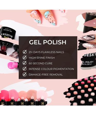 Bluesky Gel Nail Polish Primrose Yellow 80566 Light Primrose Yellow Long Lasting Chip Resistant 10 ml (Requires Drying Under UV LED Lamp) Primrose Yellow 10 ml (Pack of 1) - Buy Online on SooperMarket.com