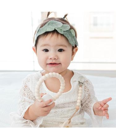 Ryan and Rose Cutie Teether Rattle - Ivory | Baby Teething Toy - Buy Online on SooperMarket.com