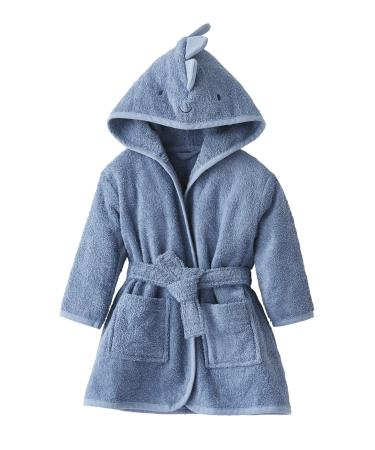 Vertbaudet Baby Bathrobe Little Dino Oeko-Tex 80 Blue