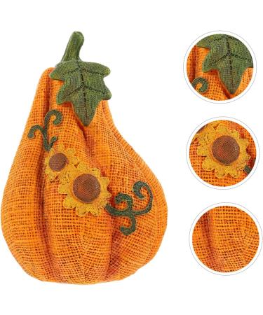 OUNONA 2pcs Resin Pumpkin Model Halloween Party Decor Office Decore Artificial Pumpkin Decoration Resin Pumpkin Ornament Home Decor Resin Crafts Small Pumpkins Fake Pumpkins - Buy Online on SooperMarket.com