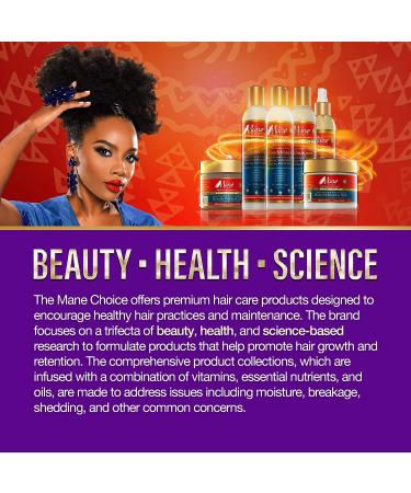 The Mane Choice A-MAZ-ZON Hair Day Gloss Leave-In Conditioner - Hydrating & Nourishing Formula with Biotin, Vitamins C, D, E - Buy Online on SooperMarket.com