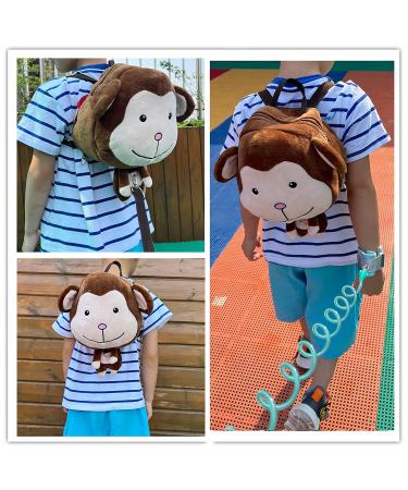 4 in 1 Backpack Leash for Toddlers with Anti Lost Wrist Link  Cute 3D Toddler Harness Backpack  Child Harnesses Leashes for Walking for Boys Girls (Monkey) - Buy Online on SooperMarket.com